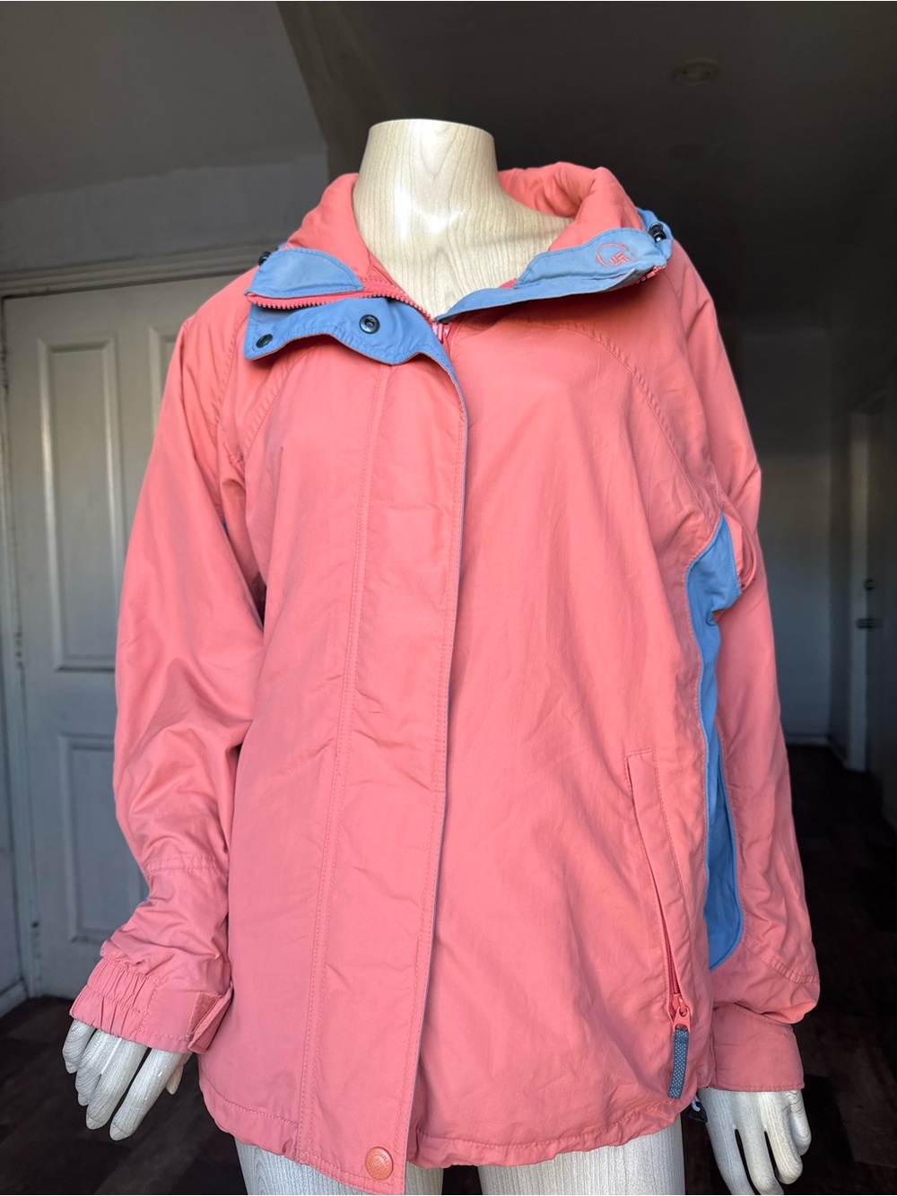 Columbia Sportswear Interchange Women's Jacket Medium Orange Full Zip